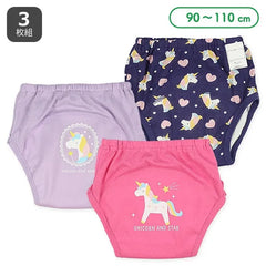 西松屋三層訓練褲戒片學習褲3件套(獨角獸)