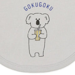 西松屋棉質嬰兒圍兜口水肩-動物 4件裝