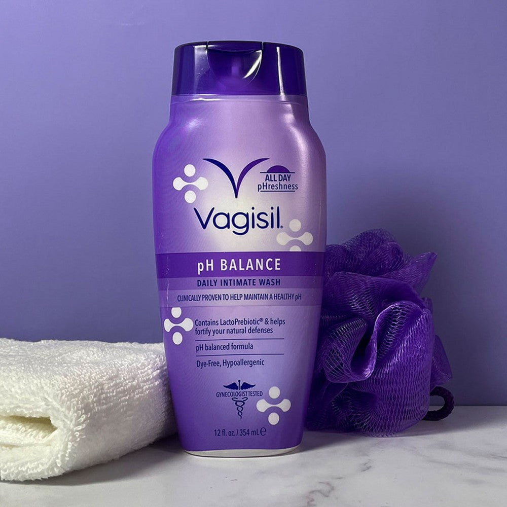 美國 Vagisil 薇姬絲日常護理洗液溫和型紫色平衡PH值 354ml 原裝行貨