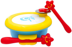 ISEE 嬰兒玩具幼兒音樂玩具男女孩教育玩具兒童鼓套裝音樂兒童學習玩具 1.5Y+