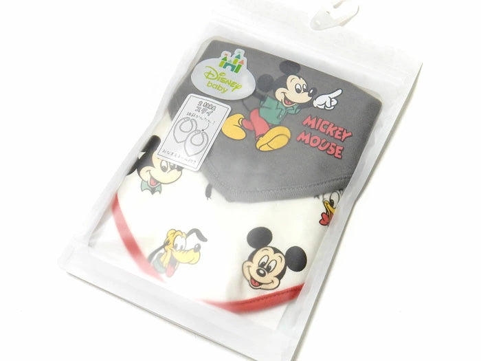 Disney Baby Boy's Mealtime Apron Bib 520103 Mickey Mouse 2p