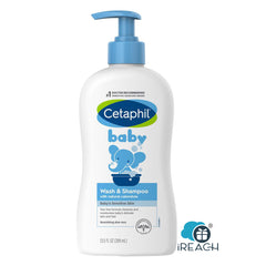 Cetaphil 舒特膚嬰兒二合一洗髮沐浴露含天然金盞花 399毫升