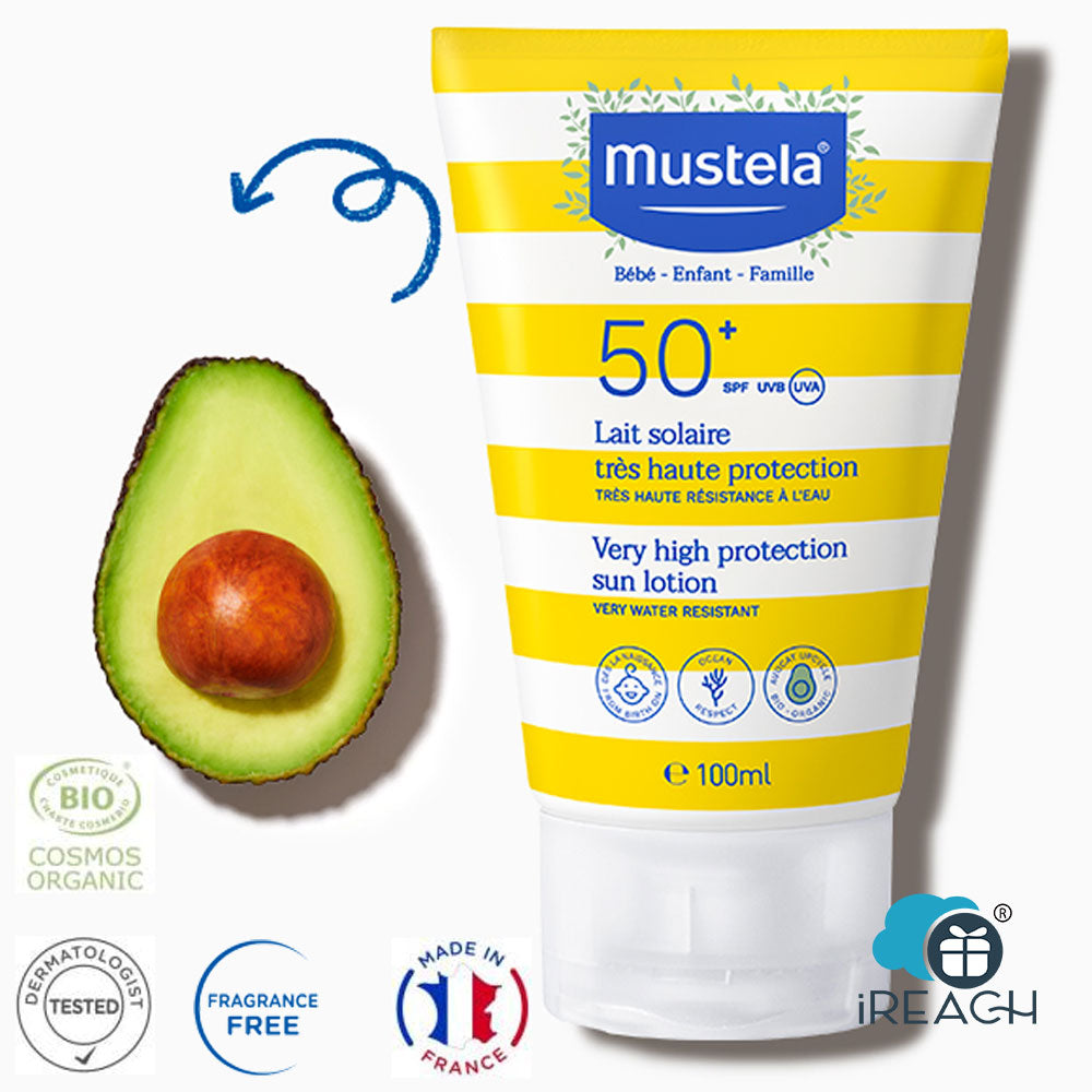 Mustela高效防曬乳液SPF 50+ 適用嬰兒