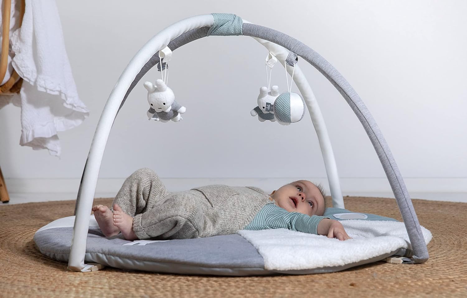 Niddy嬰兒活動健身架可清洗附有3種聲音和鏡子適合嬰兒的禮物 0m+