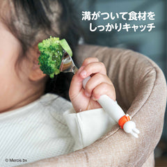 日本製米菲兒童餐具不鏽鋼學習叉子湯匙套裝 1.5 歲+ 