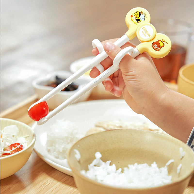 Edison mama Left-Handed Ringed Chopsticks 2 years old to pre-school