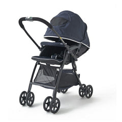 西松屋SmartAngel 最新款式雙向嬰兒手推車 De Jone Leger E 深藍色