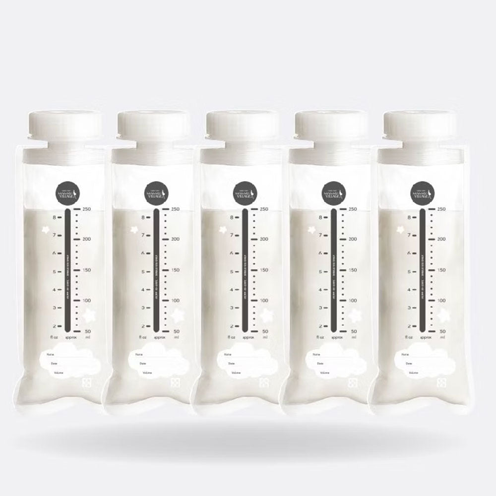 Mammy Village Wide-Neck Disposable Bottle-Refill packs 5pcs