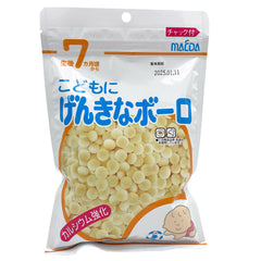 大阪前田製菓元氣補鈣餅兒童健康波波餅 88克 7m+
