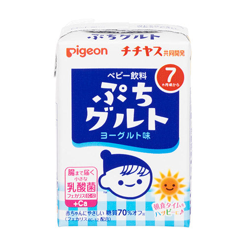 Pigeon Dairy Beverage Puchi Gurt 100ml × 3 pack 7m+