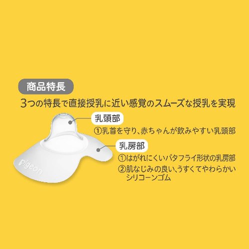 Pigeon Mama Nipple Protector Soft Type S Size