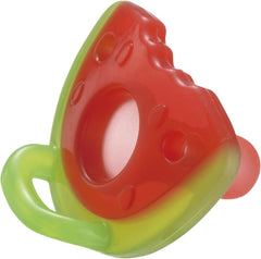 Richell Suction Lab All Silicone Pacifier Watermelon with Case 3m+