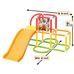  麵包超人滑梯攀爬架遊樂場簡易摺疊天才叢林公園 2至5歲