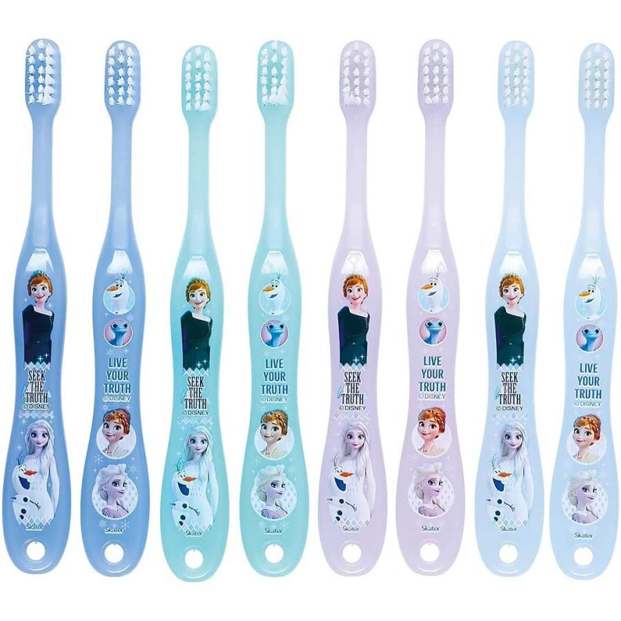 迪士尼冰雪奇緣幼兒牙刷附有蓋子適用於3-5歲的孩童 8支裝