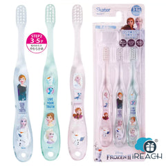 Disney Preschooler Toothbrush 3p Set  Frozen Anna Elsa 3-5yrs