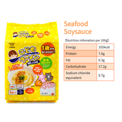 日本田靡兒童海鮮醬油味拉麵 29gx3份 1歲以上