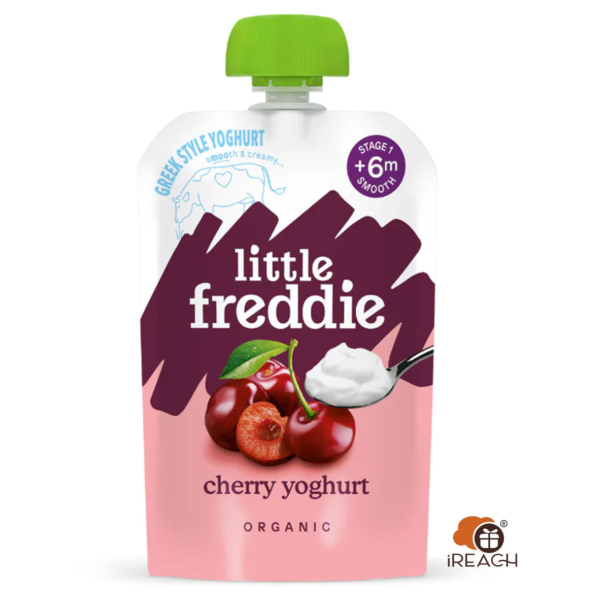 Little Freddie Organic Juicy Strawberries Blueberries & Oats 100g 6m+