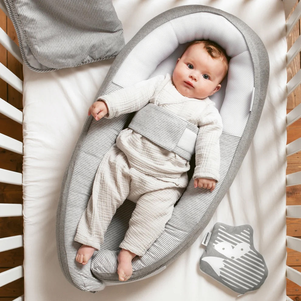 doomoo Cocoon Classic Grey Cosy and safe baby nest 0M+