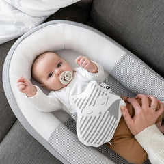 比利時 doomoo 嬰兒睡窩經典灰色舒適安全嬰兒巢 0M+ 生日禮物