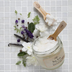 Sabon Patchouli Lavender Vanilla Body Scrub 600g (Includes Wooden Spoon)