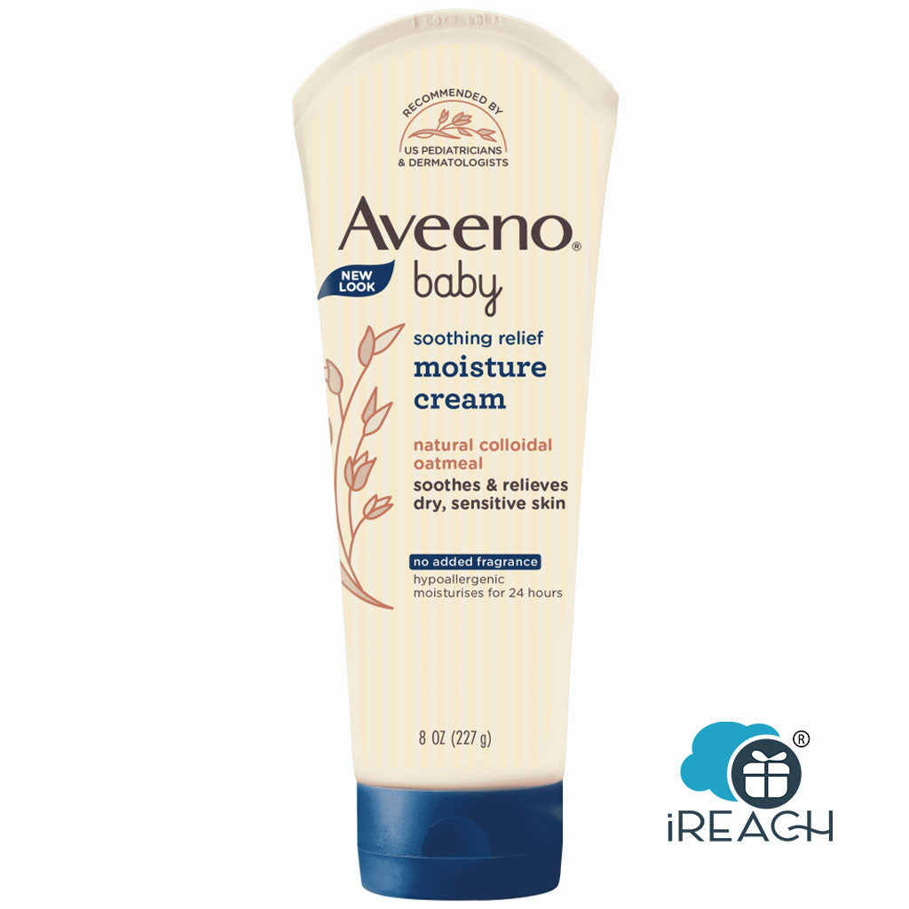 Aveeno 嬰兒舒緩滋養護膚霜適合乾性敏感肌膚 227g