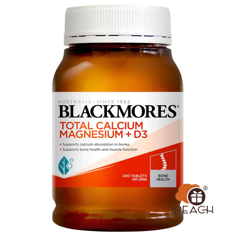 Blackmores活性鈣片全效鈣鎂維他命D3 200片