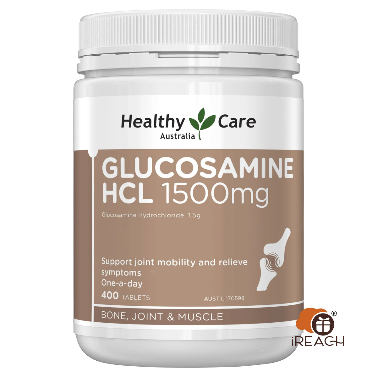 Healthy Care 關節靈葡萄糖胺HCL 1500毫克 400片