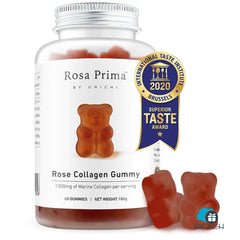 Rose Collagen Skin Elasticity and Firmness Gummy 60p  Use By: Dec 2025