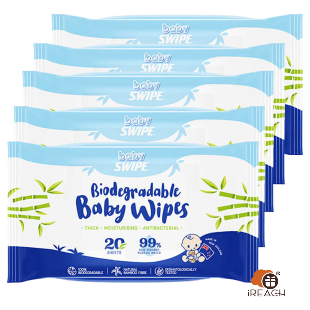 Baby Swipe Biodegradable Baby wipes 20sheets