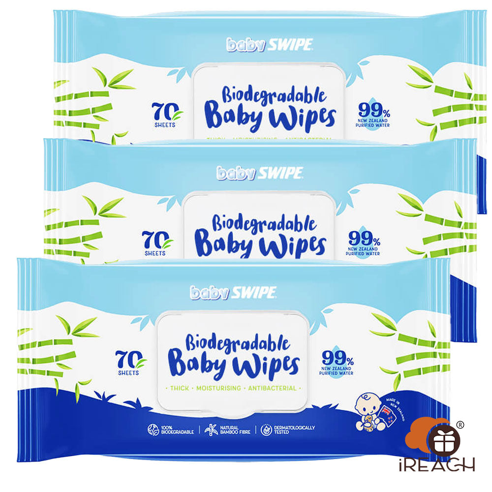 Baby Swipe Biodegradable Baby wipes 70sheets