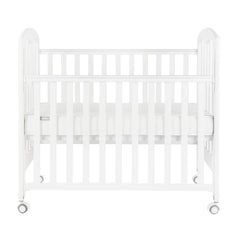 Baby Star Cozzi Baby Cot European Beech with 4" Mattress - White