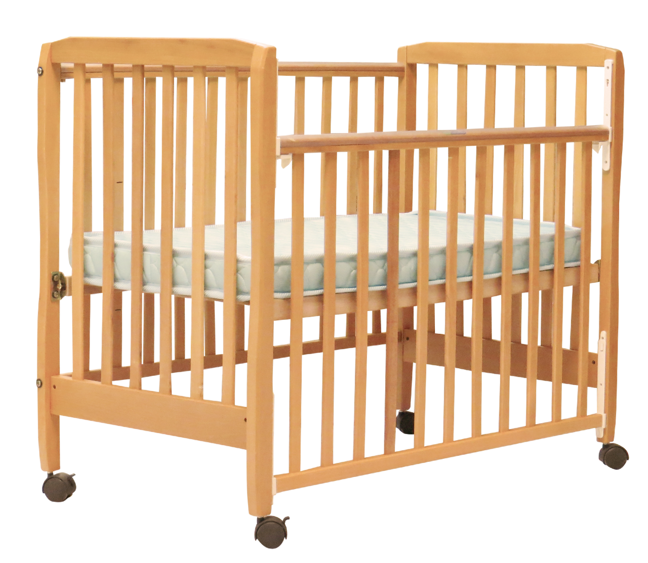 C-MAX Baby Cot Made From Natural Wood L112 X W62 X H92cm No.108