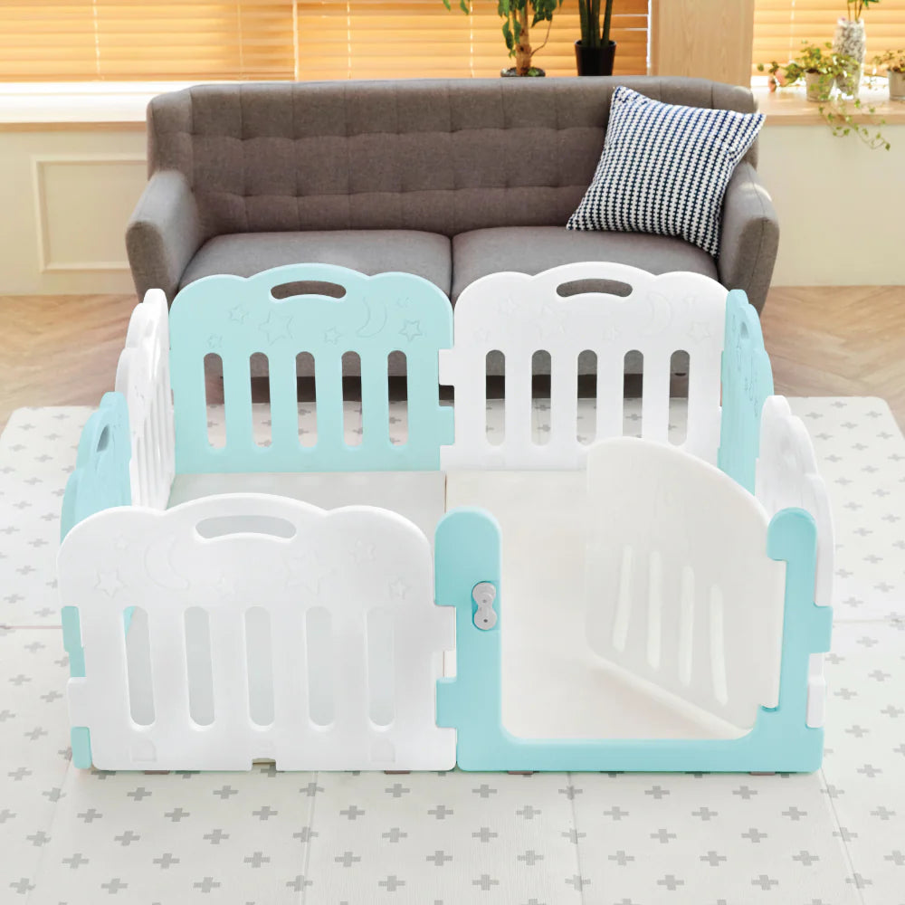 Caraz 7+1 Kibel Baby Room and Play Mat Set Mat size 140 x 140cm with Panel Holders