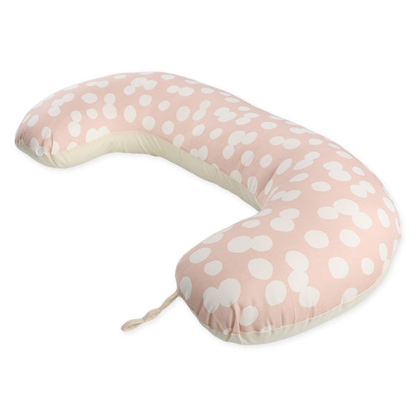 西松屋抱枕哺乳枕 隨機圓點 粉紅色