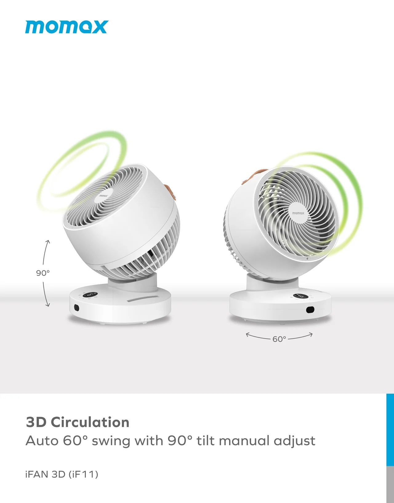 Momax iFan 3D Air Circulation Fan