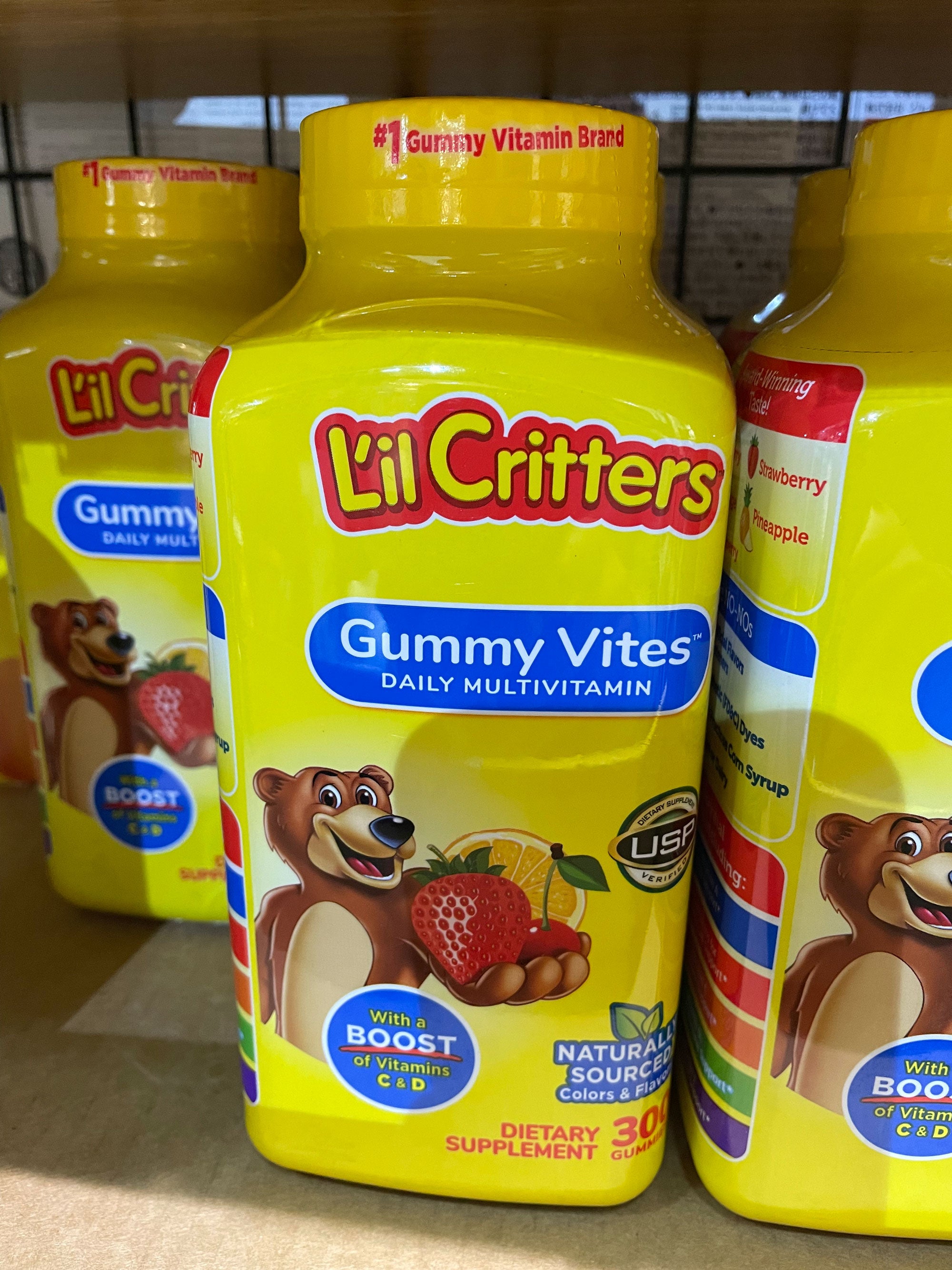L'il Critters Gummy Vites Multivitamin Daily Gummy Bears 300 Gummies