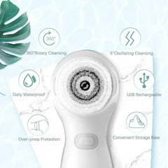 TOUCHBeauty 2-in-1 Electric Facial Cleansing Brush Rotating Oscillating Heads Authorized Goods