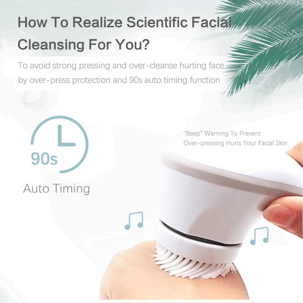 TOUCHBeauty 2-in-1 Electric Facial Cleansing Brush Rotating Oscillating Heads Authorized Goods