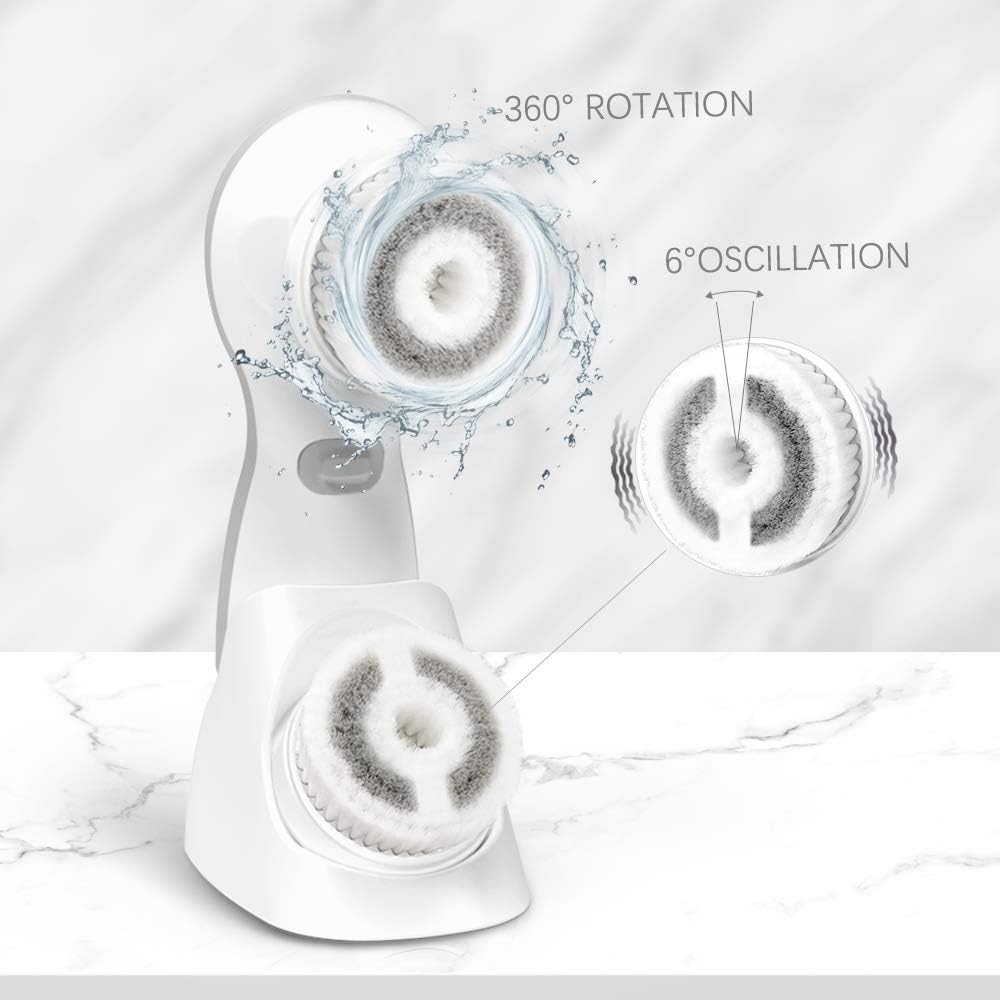 TOUCHBeauty 2-in-1 Electric Facial Cleansing Brush Rotating Oscillating Heads Authorized Goods