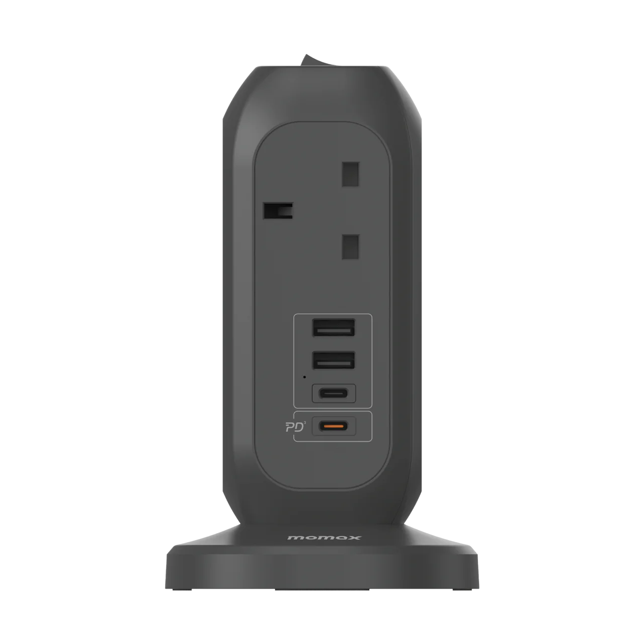 Momax 1-Plug 7-Outlet Power Strip With USB