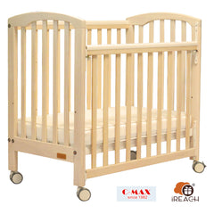 C-MAX Baby Cot Nordic Ivory L97 x W56 x H90cm No.893